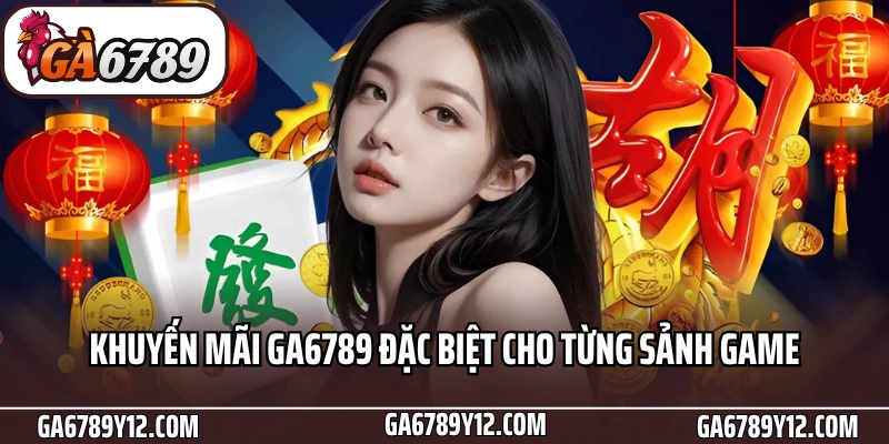 Khuyến Mãi Ga6789 - Ưu Đãi Đỉnh Cùng Cơn Mưa Tiền Thưởng 2 Khuyến mãi Ga6789 đặc biệt cho từng sảnh game